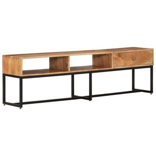 Tv Bord 160x30x45 Cm Massivt Akacietræ - 8720286668511