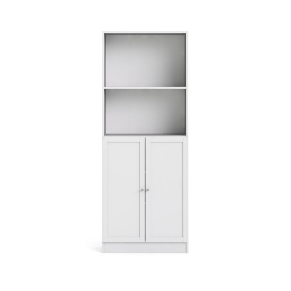 Tvilum Basic Reol Hvid M 2 Låger Og 4 Hylder Fra Tvilum - 5713035047456