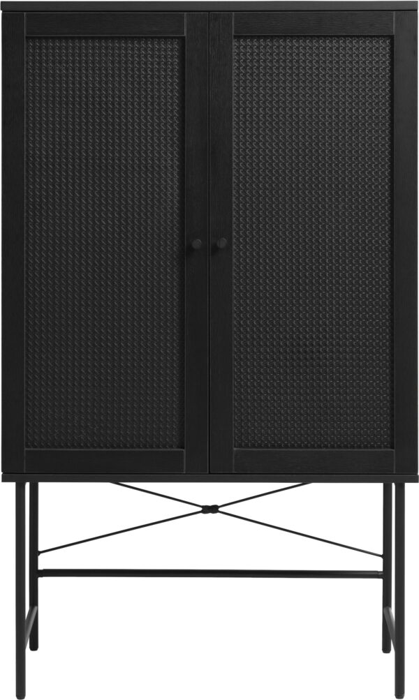 Pensacola Skab Med Låger Rattan By H 135 Cm X B 80 Cm X L 40 Cm Fra Unique Furniture - 5704745106434