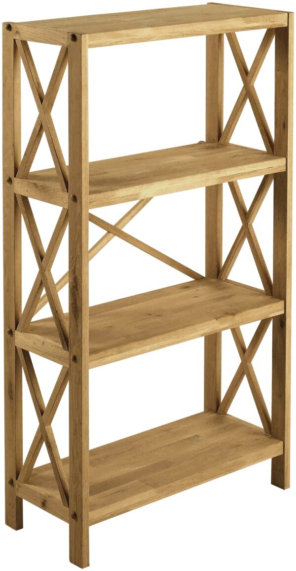 X Shelfs Reol 4 Hylder Egetræ By H 124 Cm X B 70 Cm X L 30 Cm Fra Unique Furniture - 5704745003030