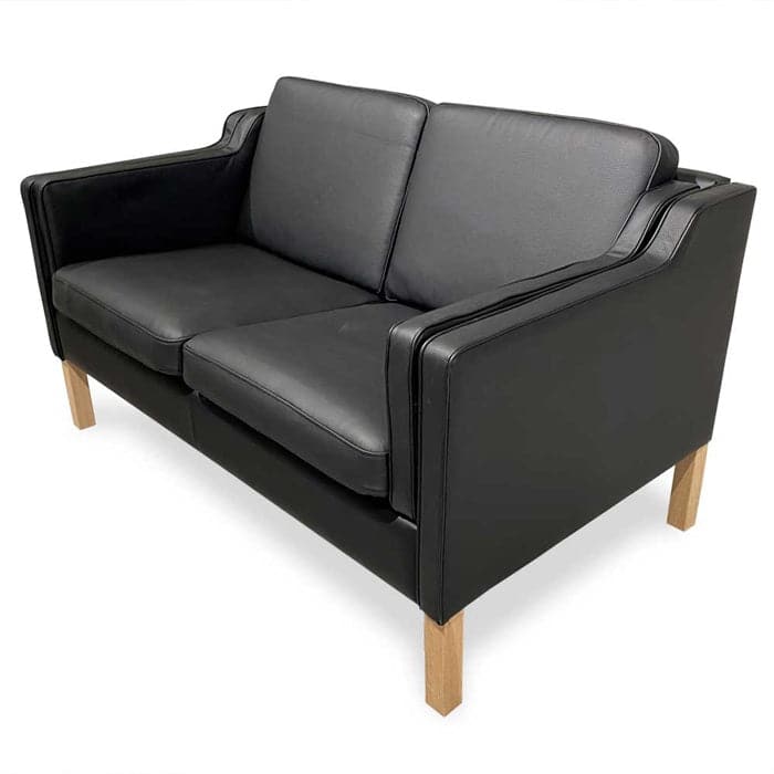 Boston 2 Personers Sofa I Læder Flere Farver New Fra Svane Design