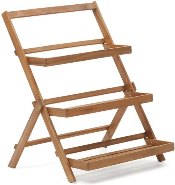 Victora Udendørs Reol Rustik Solidt Træ By H 85 Cm X B 70 Cm X L 69 Cm Fra Laforma - 8433840780801