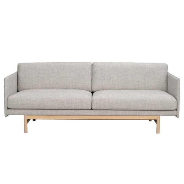 Rowico Hammond Sofa Grå Stof Og Hvidpigmenteret Egetræ Fra Rowico Home - 7340126552834