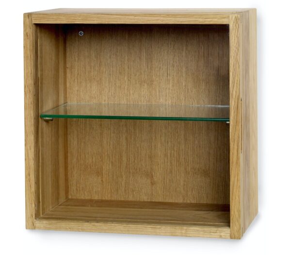 Zitti Væghængt Reol Massiv Egetræ By H 32 Cm X B 32 Cm X D 17 Cm Fra Torkelson - 2000001607428