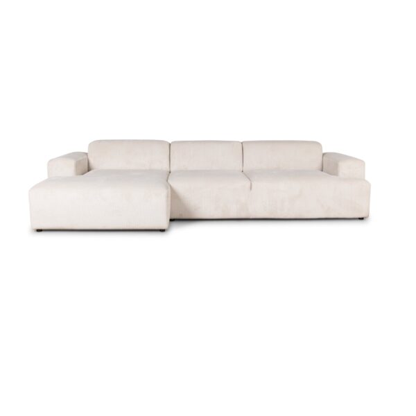 Madrid Xl Chaiselong Sofa Venstrevendt Fløjl Fra Dominari
