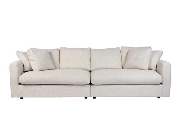 Zuiver Sense 3 Personers Sofa Creme Polyester Og Plast Fra Zuiver - 8718548058415