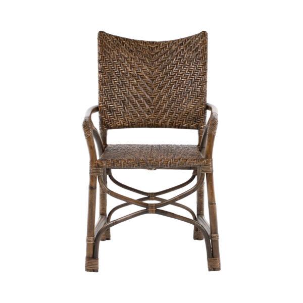 Novasolo Wickerworks Countess Spisebordsstol Flettet Rattan M Armlæn Fra Novasolo