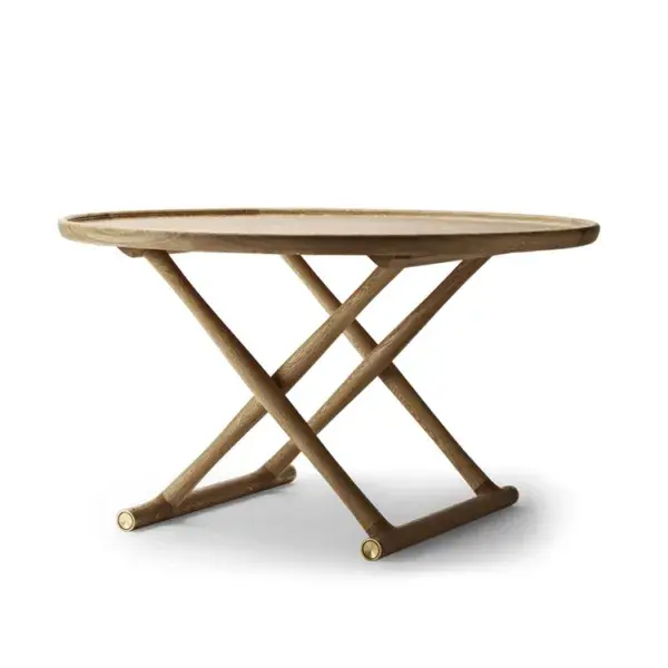 Ml10097 ægypter Sofabord ø100 Cm Olieret Eg Fra Carl Hansen & Søn - 5710954464975