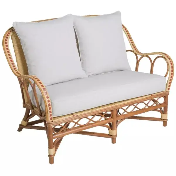 Bagatelle Lounge Sofa Med Armlæn Rattan Cafestol Studiobuus Fra Kok Maison