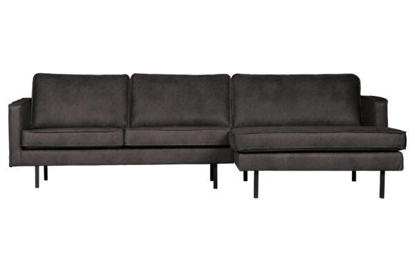 Bepurehome Rodeo Sofa M Højre Chaiselong Sort Stof Fra Bepurehome - 8714713082933