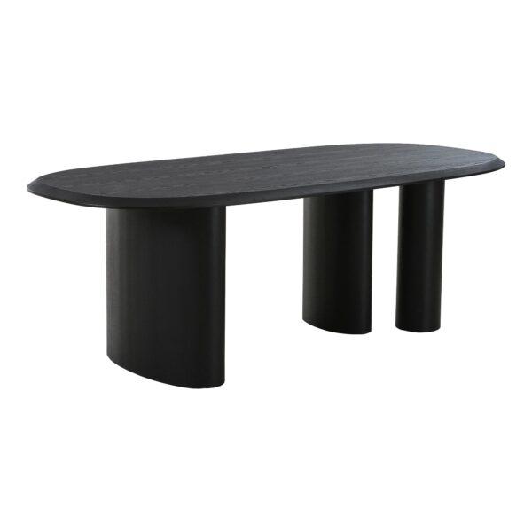 Tirano Spisebord Spisebord Askefiner Sort 100x220x76 Cm Fra Housenordic - 5713917030071
