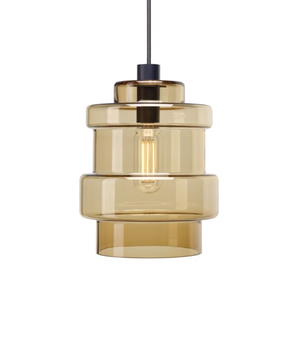 Axle Pendel Glasskærm Large New Brown Fra Hollands Licht