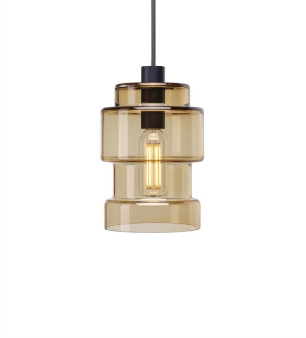 Axle Pendel Glasskærm Small New Brown Fra Hollands Licht