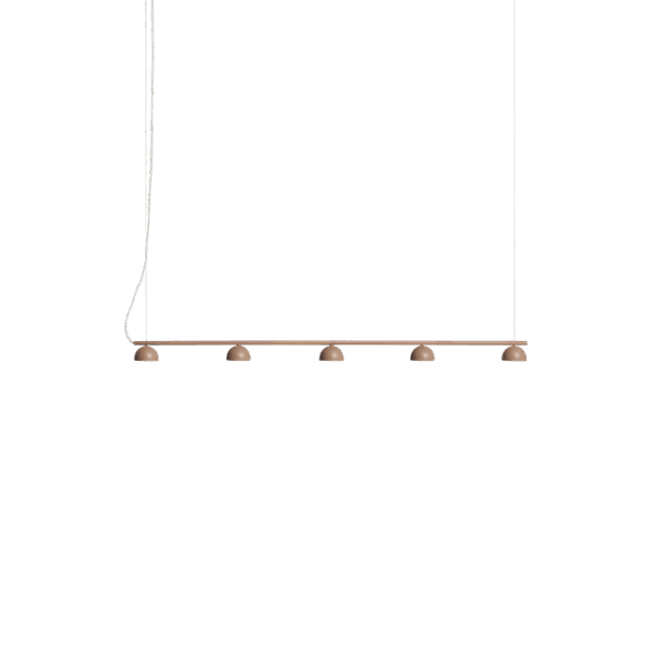 Blush Rail 5 Pendel Varm Beige Fra Northern - 7090018211553