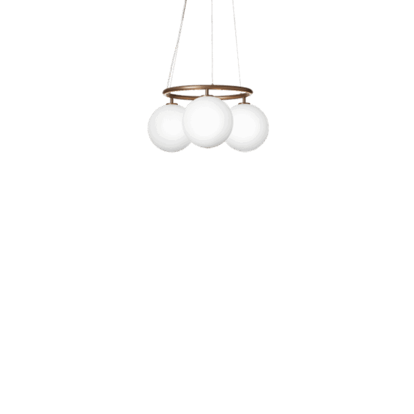 Miira 3 Circular Pendel Mørk Bronze Opal Fra Nuura - 5713839008547