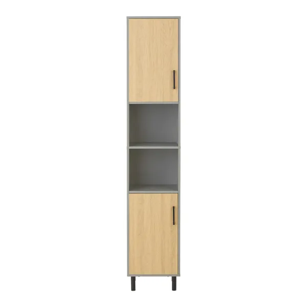 Højt Skab Med Smart Opbevaring Til Dit Badeværelse 32x32x163 Cm Fra Sobuy