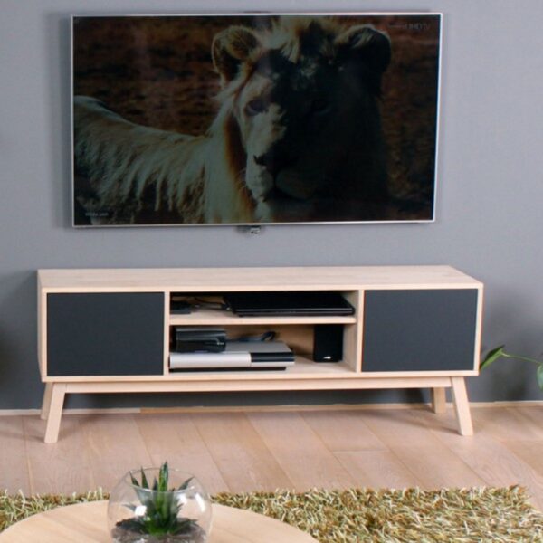Cannes Tv Bord I Massiv Eg Ubehandlet
