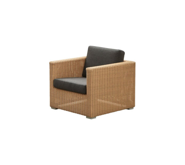 Cane Line Chester Loungestol Inkl Sort Hynde Natural 85 Fra Cane Line
