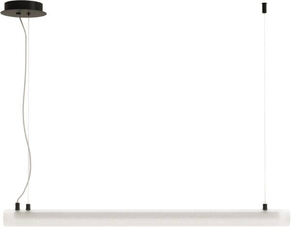 Vauxall Pendel Lampe Sort H200x80x13 Cm Glas Fra Kave Home - 8433840803395