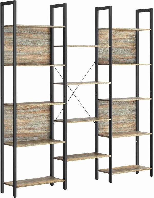 Reol Med 14 Hylder 24 X 158 X 166 Cm Fra Songmics