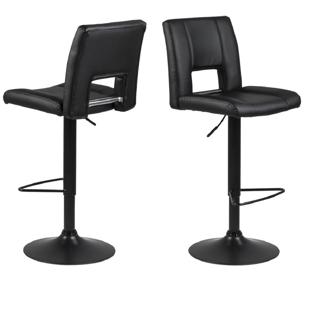 2 X Sylvia Barstol Læderlook Fra Actona Company