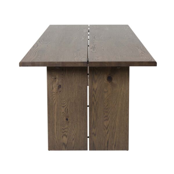 Venture Design Slider Spisebord M 2 Tillægsplader Smoked Egetræsfiner Og Smoked Egetræ 170x95 Fra Venture Design - 7350107088771
