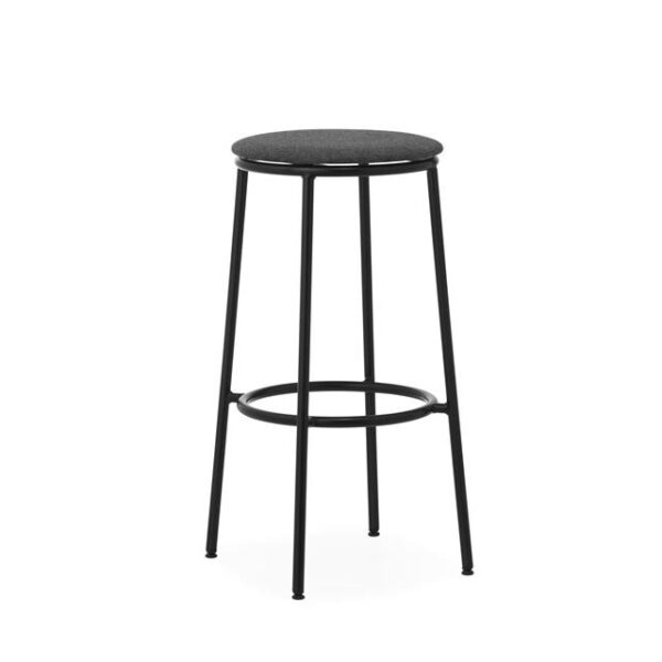 Circa Barstol H75 Polstret Sort Mlf16 Sort Fra Normann Copenhagen - 5712396078130