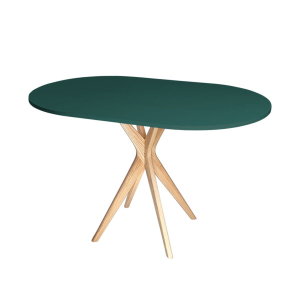 Jubi Racetrack Ovalt Bord 75x100cm Sea Green Fra Ragaba