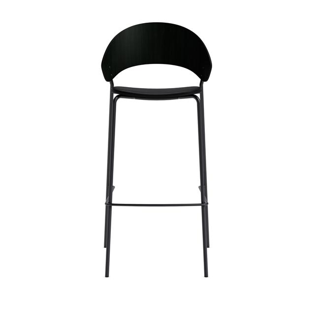 Please Wait To Be Seated Dosina Barstol 75 Cm Polstret Eg Sort Fra Eva Solo - 5706631232937