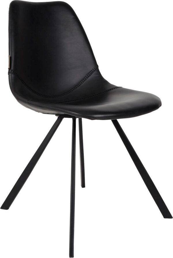 Franky Spisebordsstol Pu Læder L 56 X H 83 X B 46 Cm Fra Dutchbone - 8718548026551