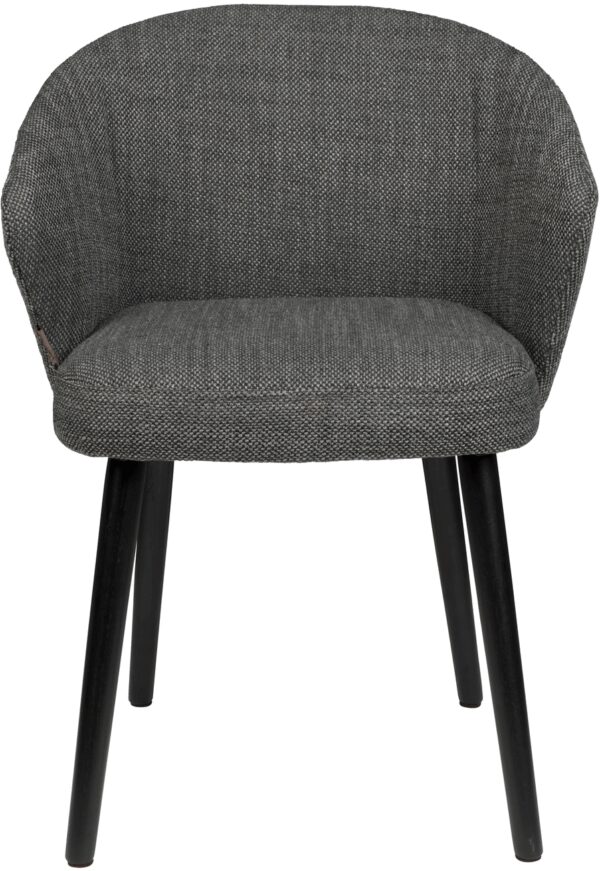 Waldo Spisebordsstol Stof L 52 5 X H 80 X B 59 Cm Fra Dutchbone - 8718548053885
