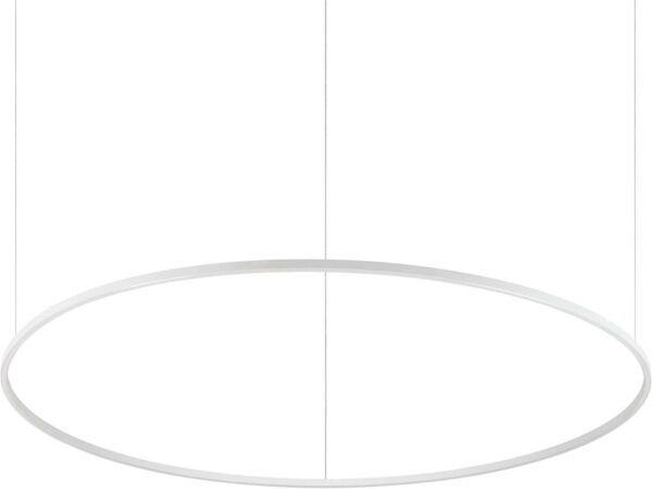 Oracle Slim Pendel Lampe Led 78w Led Hvid 3000 Kelvin Aluminium Metal Plast ø1500xhmin90 Max2100mm Fra Ideal Lux - 8021696265957
