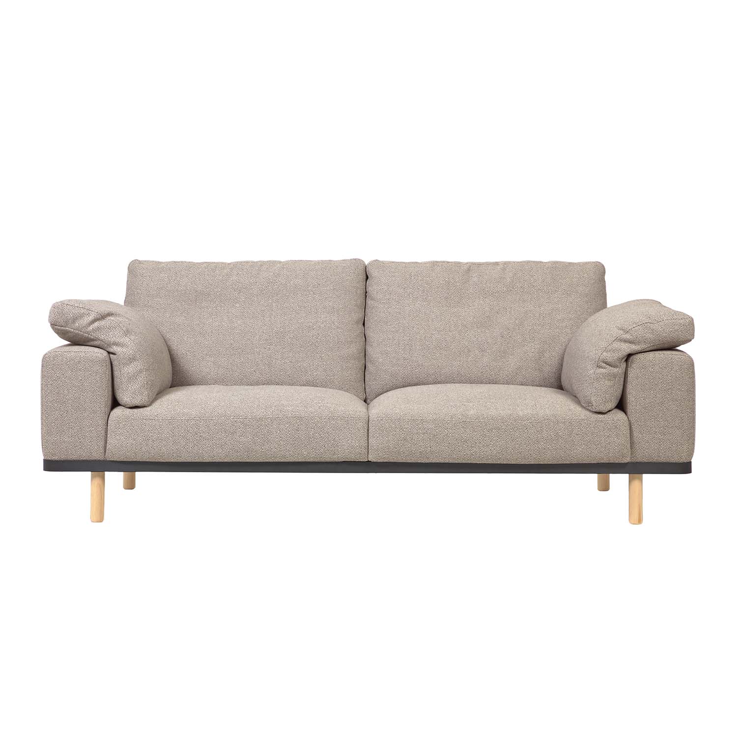Kave Home Noa 3 Pers Sofa Beige Polyester Fra Kave Home - 8433840637976