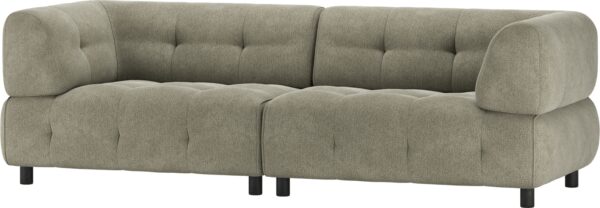 Louis 3 Personers Sofa Grøn Chinelle H73x90x244 Cm Fra Woood - 8714713205455