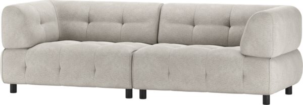 Louis 3 Personers Sofa Lysegrå Chinelle H73x90x244 Cm Fra Woood - 8714713205486