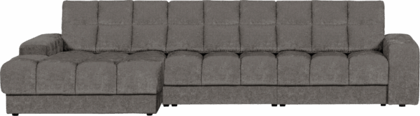 Second Date Chaiselong Sofa Venstrevendt Grå H78x162x316 Cm Stof Fra Woood - 8714713208272