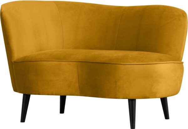 Sara Left Loungestol Gul H71x112x81 Cm Fra Woood - 8714713170203