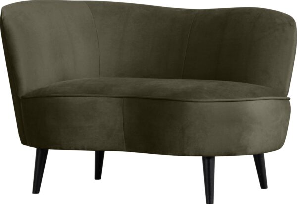Sara Left Loungestol Mørkegrøn H71x112x81 Cm Fra Woood - 8714713170197