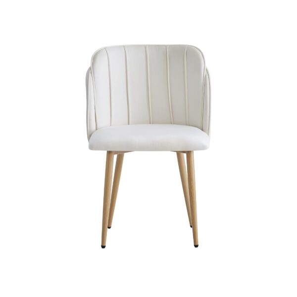Nordlys Nora Spisebordsstol Beige Fløjl Og Metal Fra Nordlys - 3760351890428