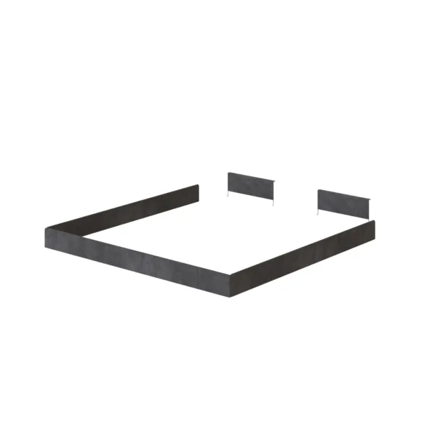 Sengeramme Til M1 Skabsseng 160cm Farve Skab Beton Front Beton