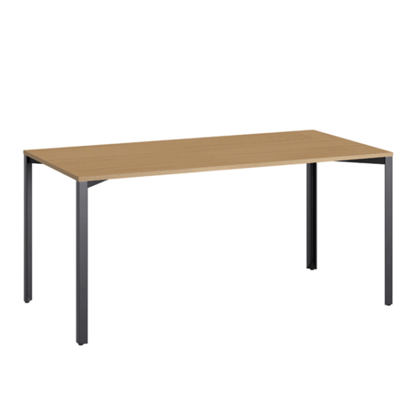 Halle Grid Bord 80x160 Eg Sort Fra Plushalle