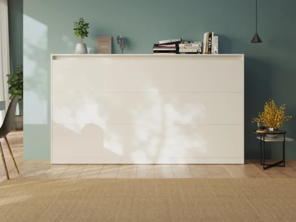 Classic Skabsseng Lav Model 100x200cm Farve Skab Beton Front Antracit Højglans