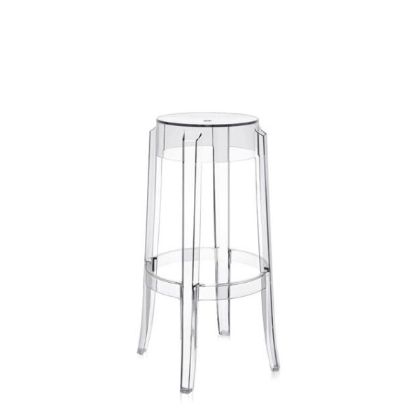 Charles Ghost Barstol H75 Fra Kartell - 8034105780361