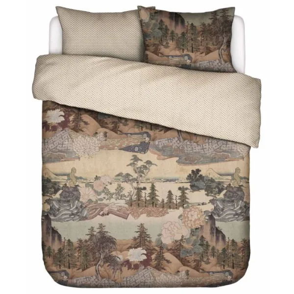 Sengetøj 200x220 Cm 100% Bomuldssatin Sengesæt Carice Multi Sengelinned Fra Essenza - 8715944765718