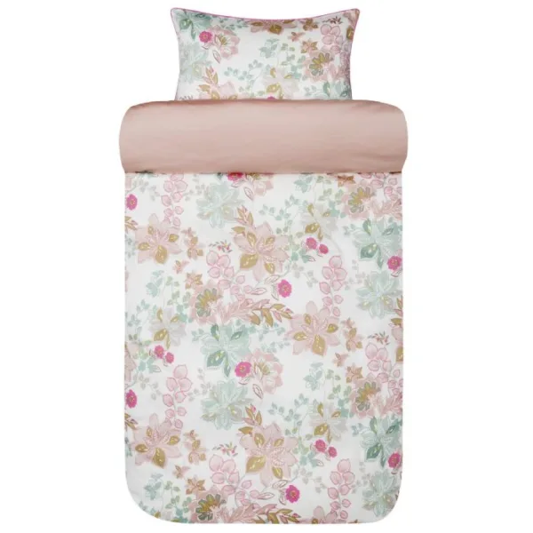 Satin Dobbelt Sengetøj 200x220 Cm Blødt Bomuldssatin Sengesæt Cassandra Warm Pink Sengelinned Fra Høie Of Scandinavia Fra Høie Of Scandinavia - 7034187078852