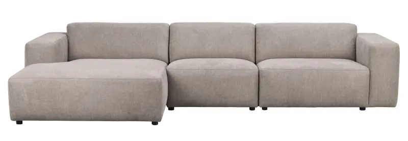 Rowico Willard 4 Pers Modul Sofa M Venstre Chaiselong Beige Stof Fra Rowico Home - 7340126557877