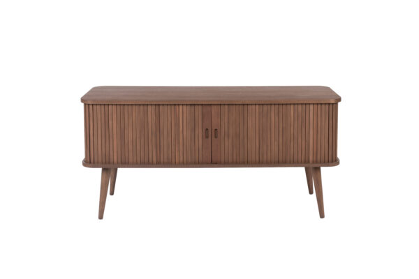 Zuiver Barbier Tv Bord M 2 Skydelåger Brun Valnøddefinér Og Gummitræ 120x40 Fra Zuiver - 8718548052345