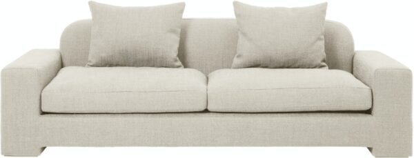 3 Personers Sofa Bay Sandfarvet Stof 228 Cm Fra Broste Copenhagen - 5710688207725
