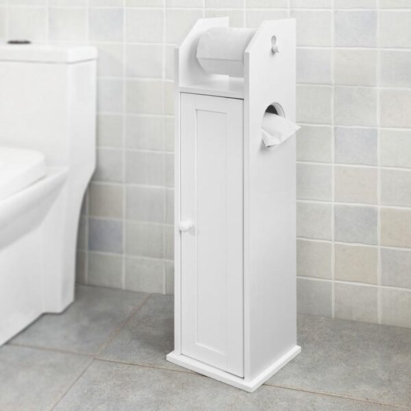 Skab Til Opbevaring Af Toiletpapir Hvid Fra Sobuy - 4251388607282