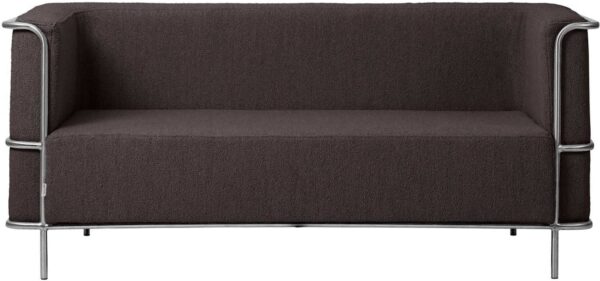 2 Personers Sofa Modernist Bouclé Brun H70xb77xl164 Cm Fra Kristina Dam - 5710688978915